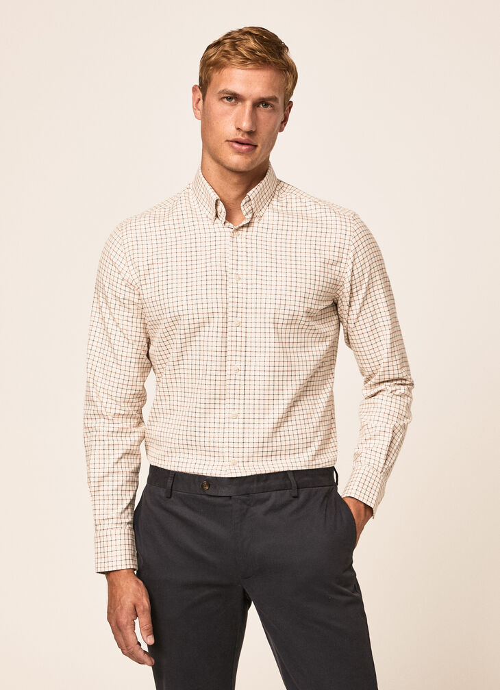 Flannel check shirt