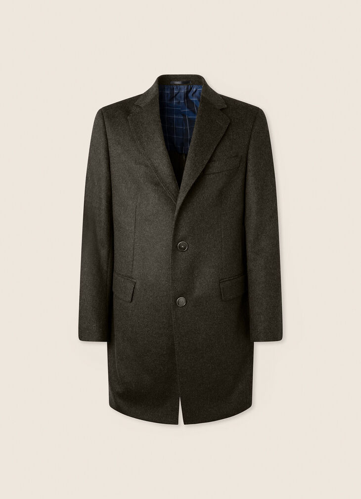 Wool cashmere overcoat