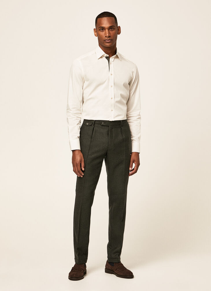 Cotton wool shirt