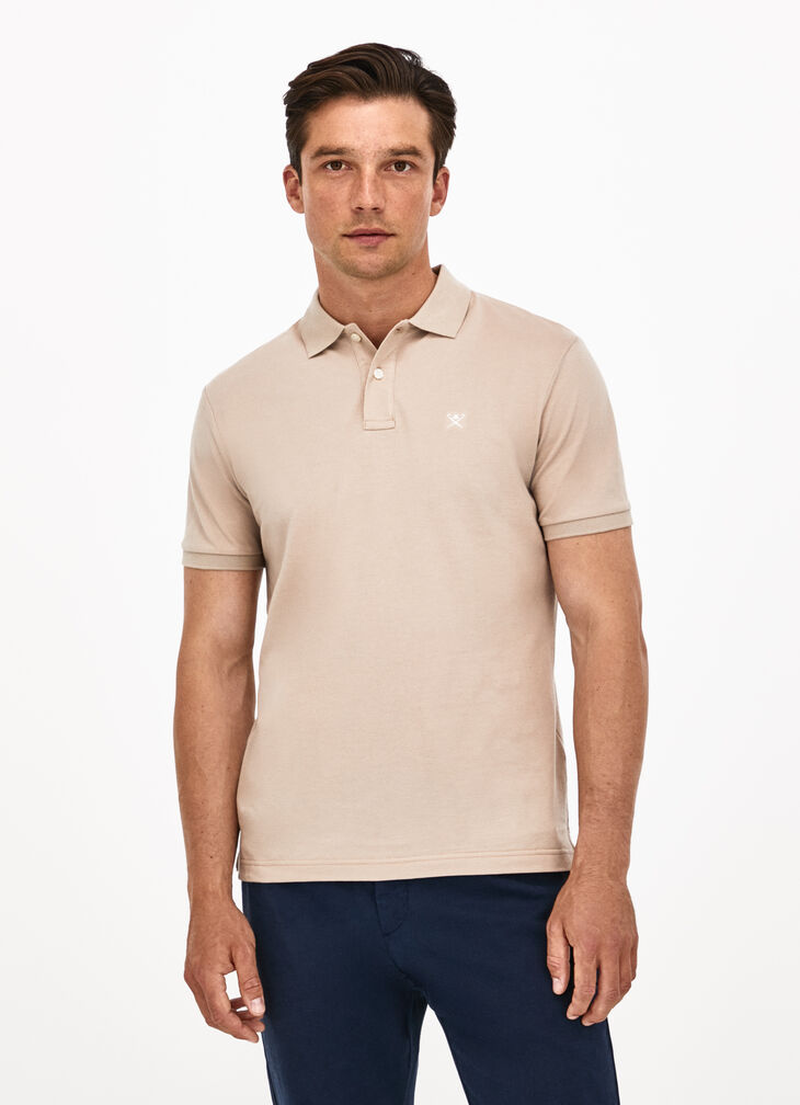 Cotton pique polo shirt