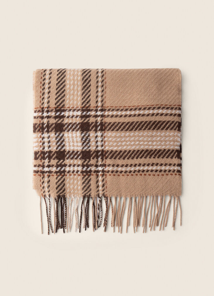 Checked scarf