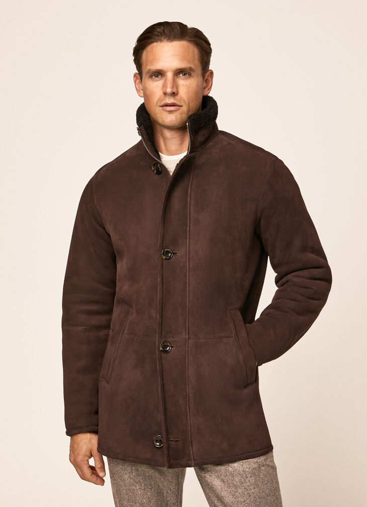 Shearling style coat
