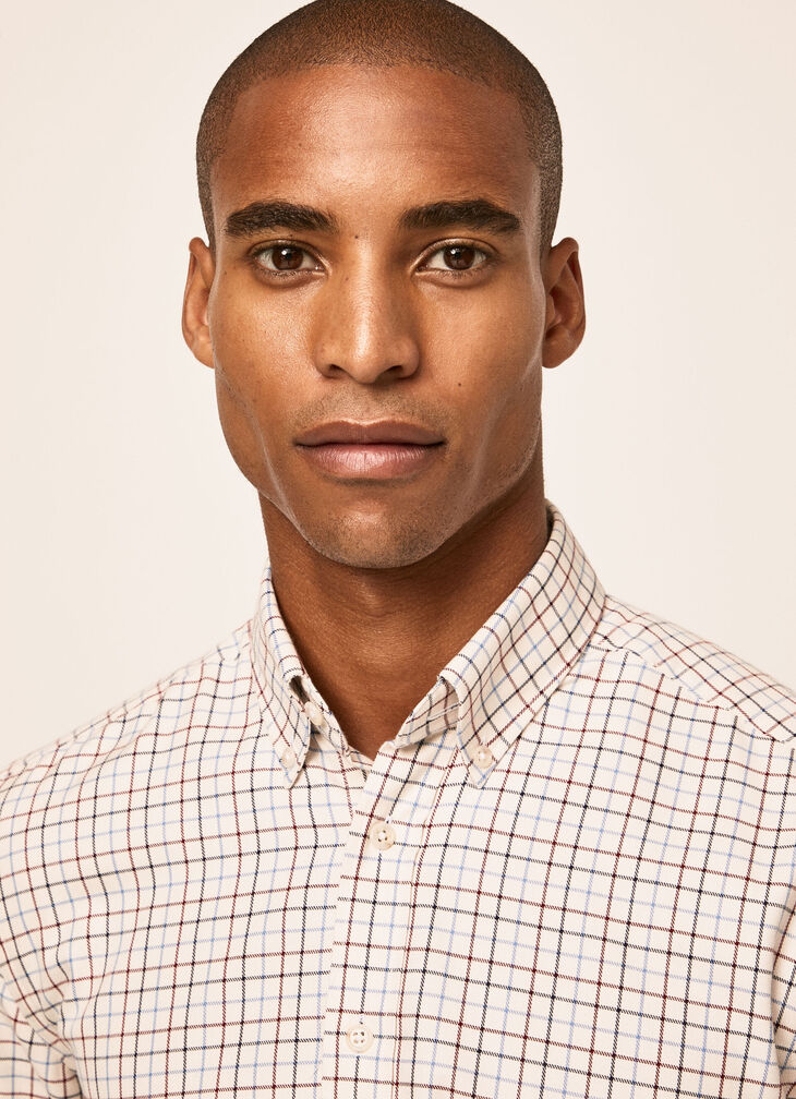 Flannel check shirt