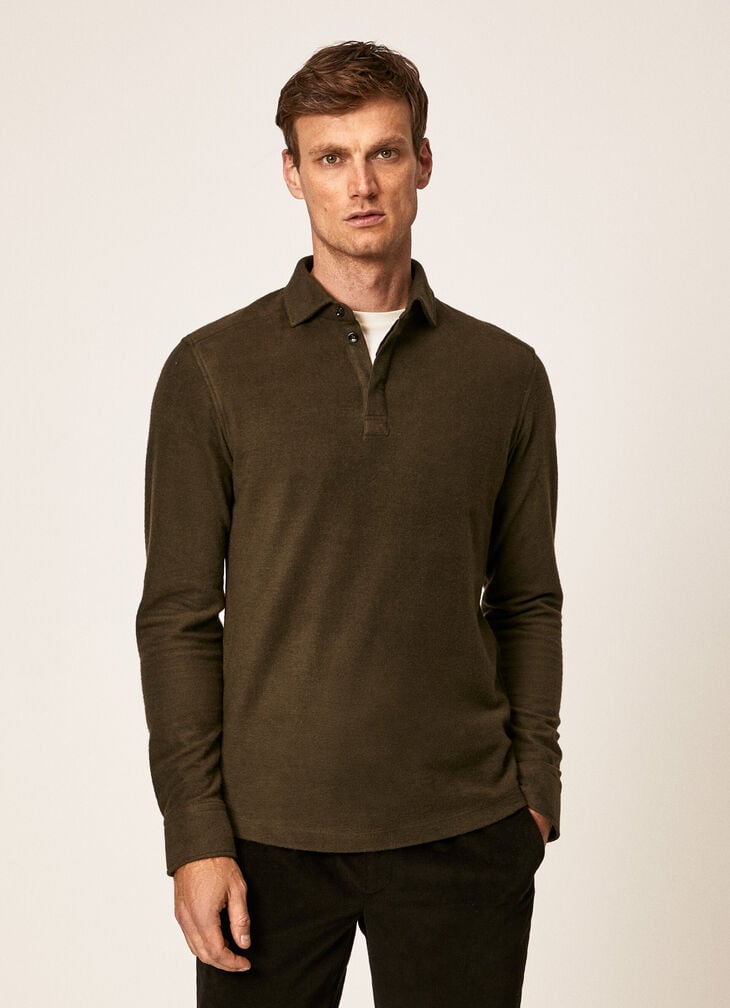 Brushed cotton shirt