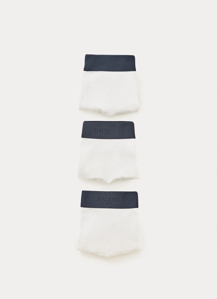 3-Pack organic cotton two-button trunk