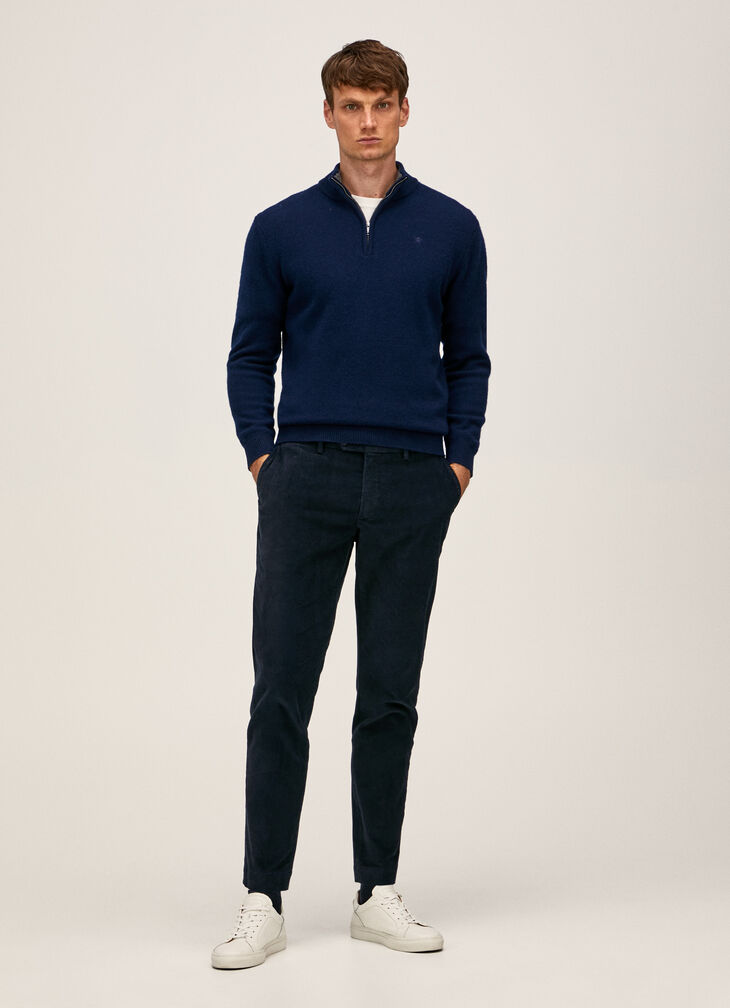 Corduroy chino trousers