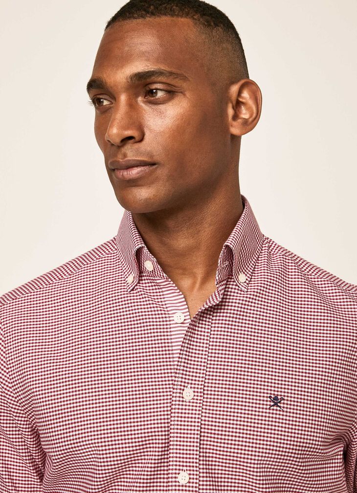 Gingham cotton shirt