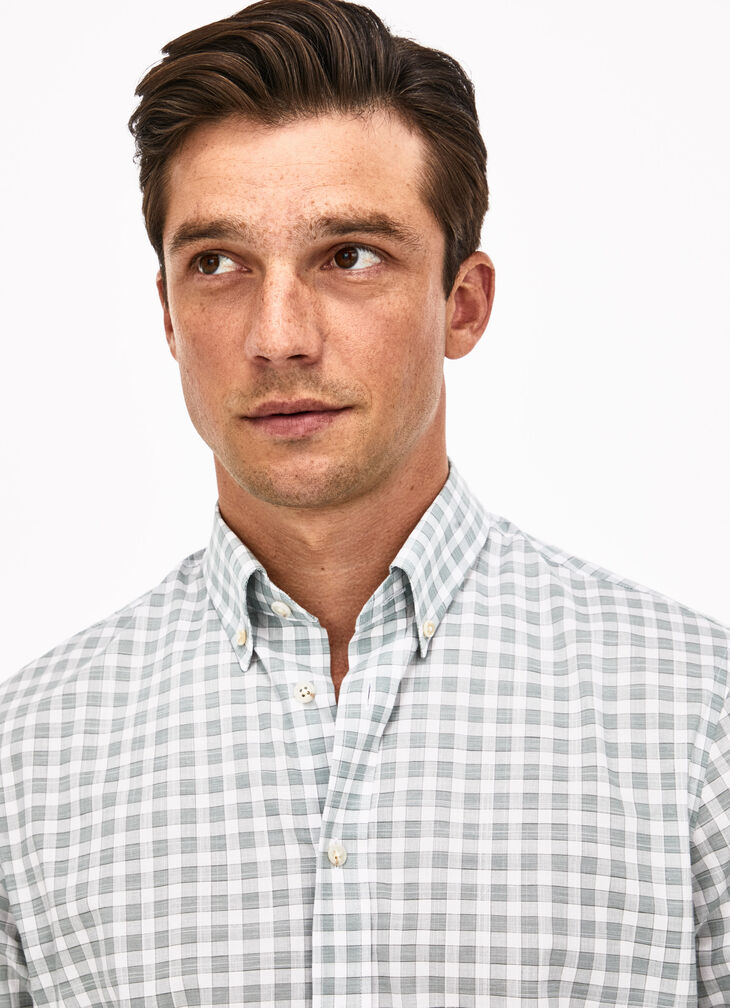 Check print shirt