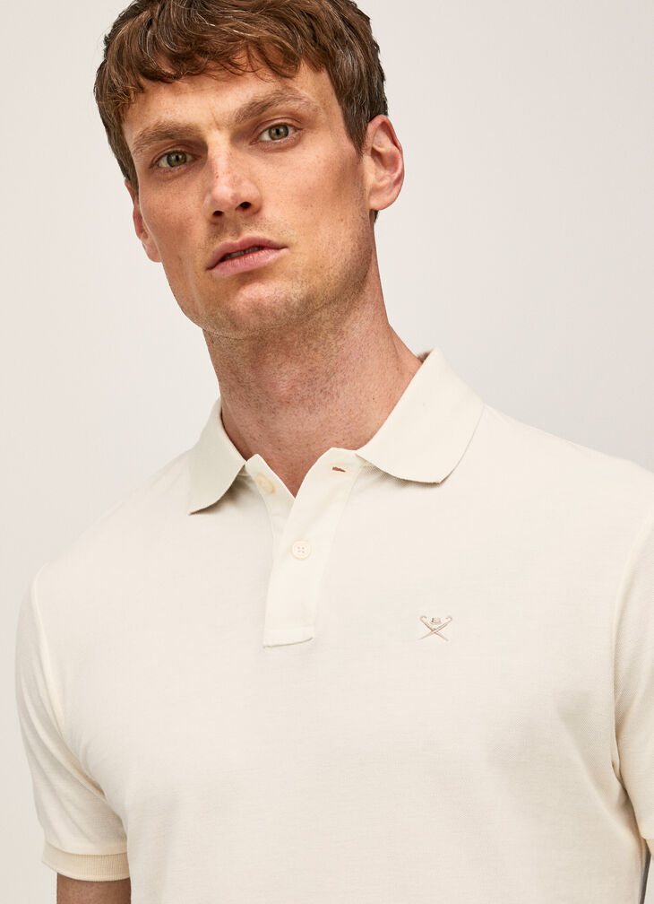 Cotton pique polo shirt