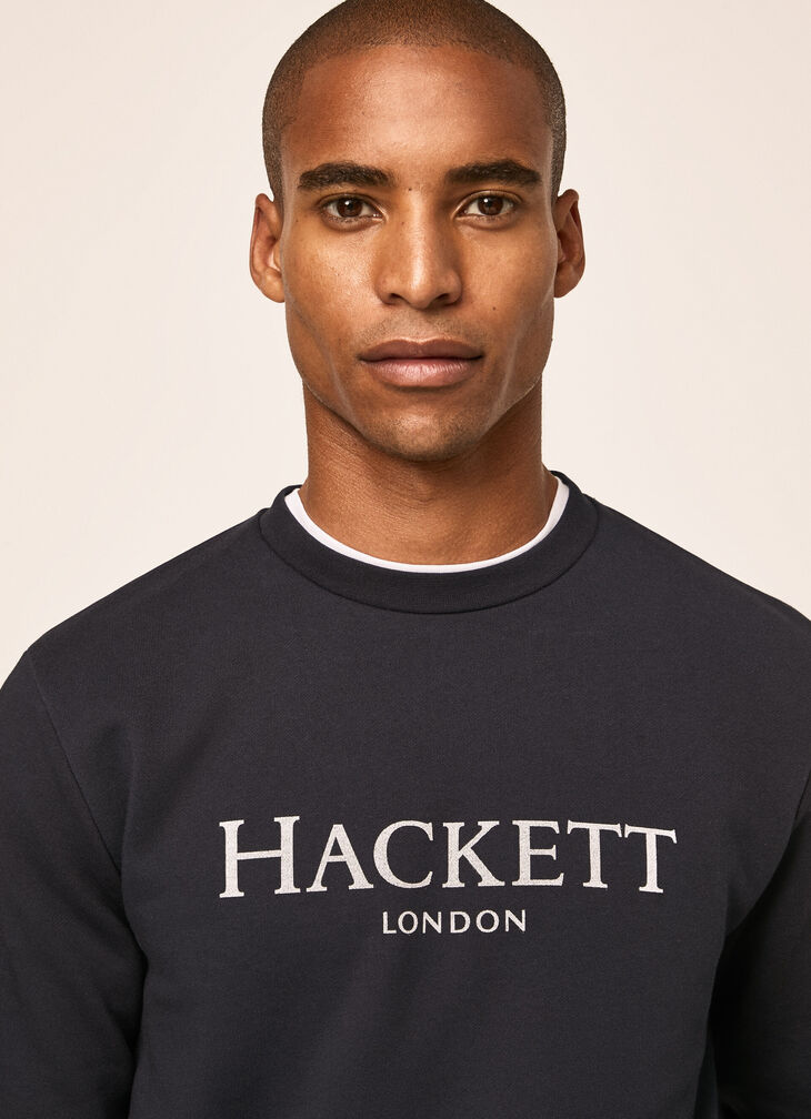 Crew neck cotton sweatshirt