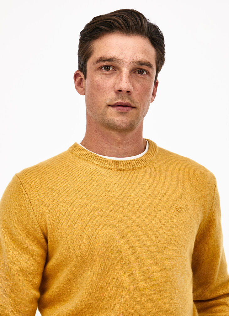 Lambswool crew neck jumper
