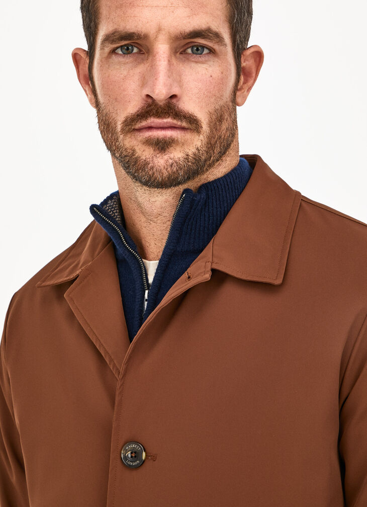 Padded raincoat