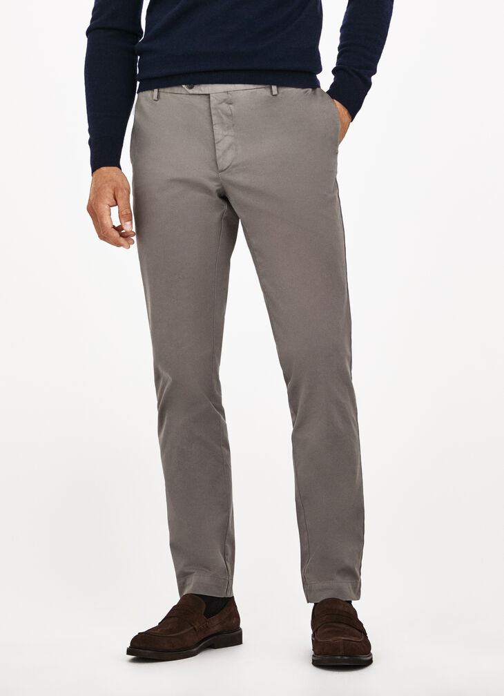 Slim chino trousers