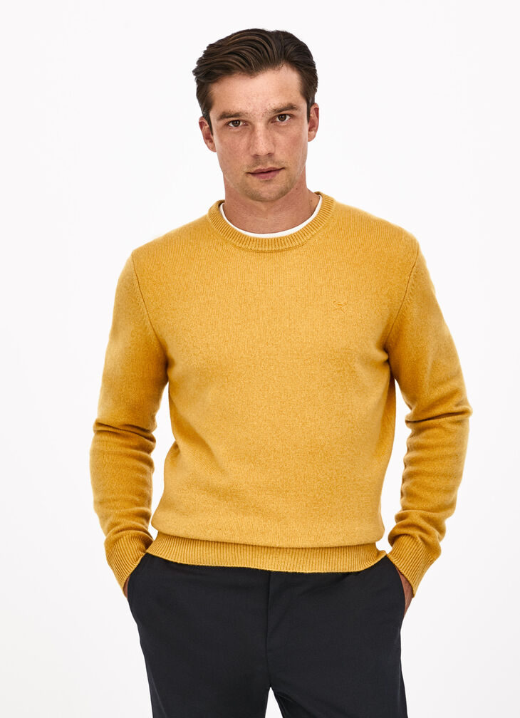 Lambswool crew neck jumper