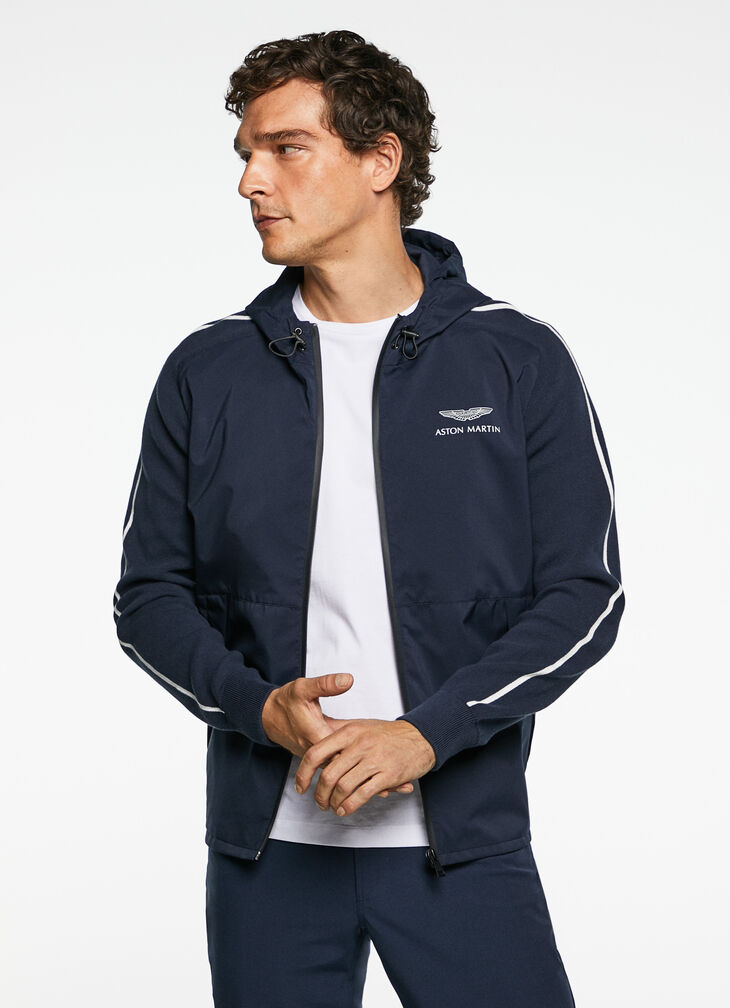 Hybrid knitted jacket