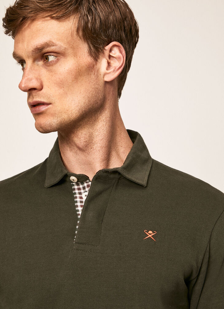 Embroidered logo polo shirt