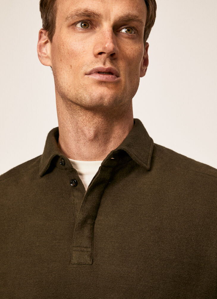 Brushed cotton shirt