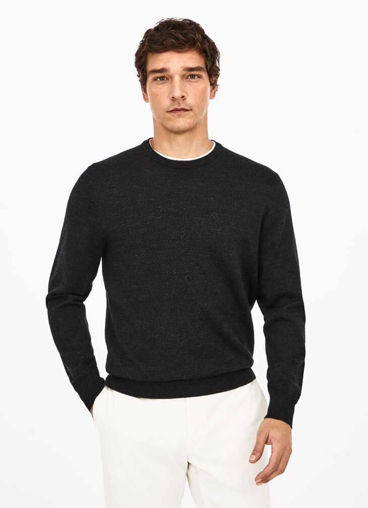 Herringbone jumper