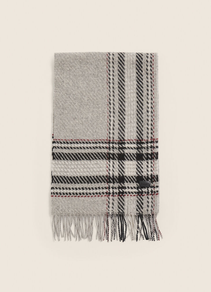 Checked scarf