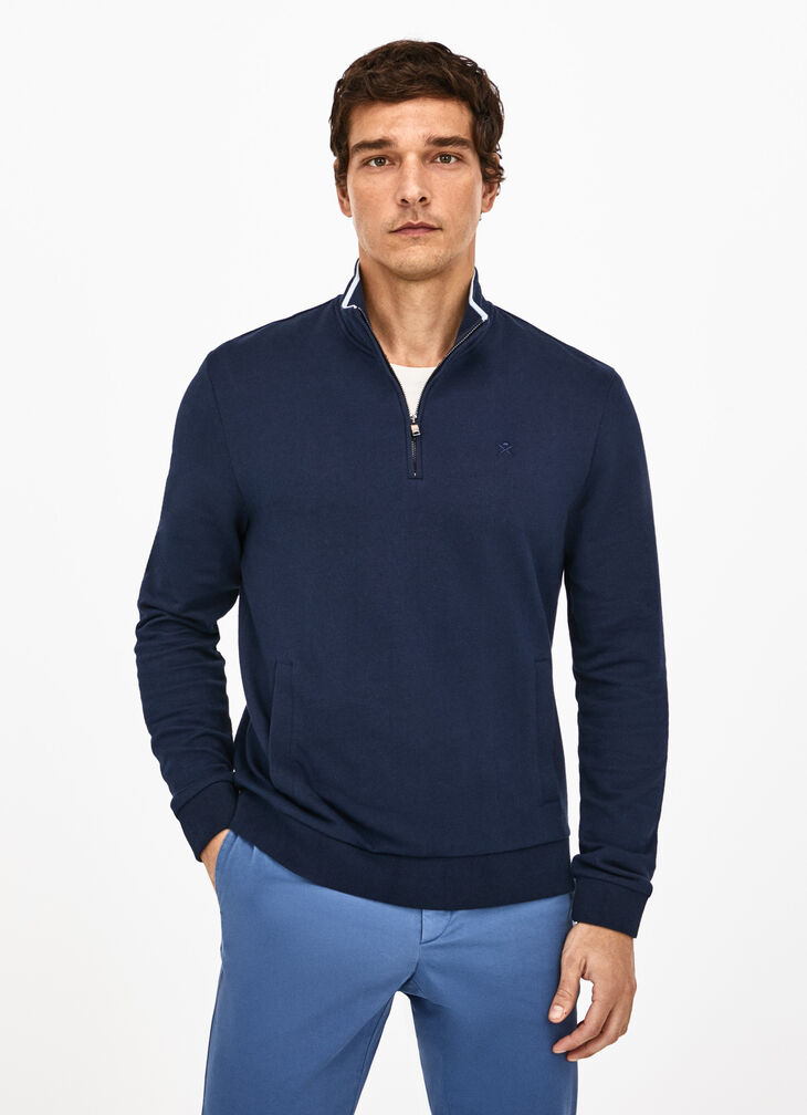 Zip-up sweatshirt