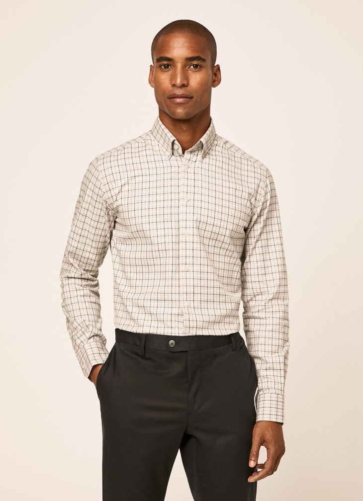 Flannel check shirt