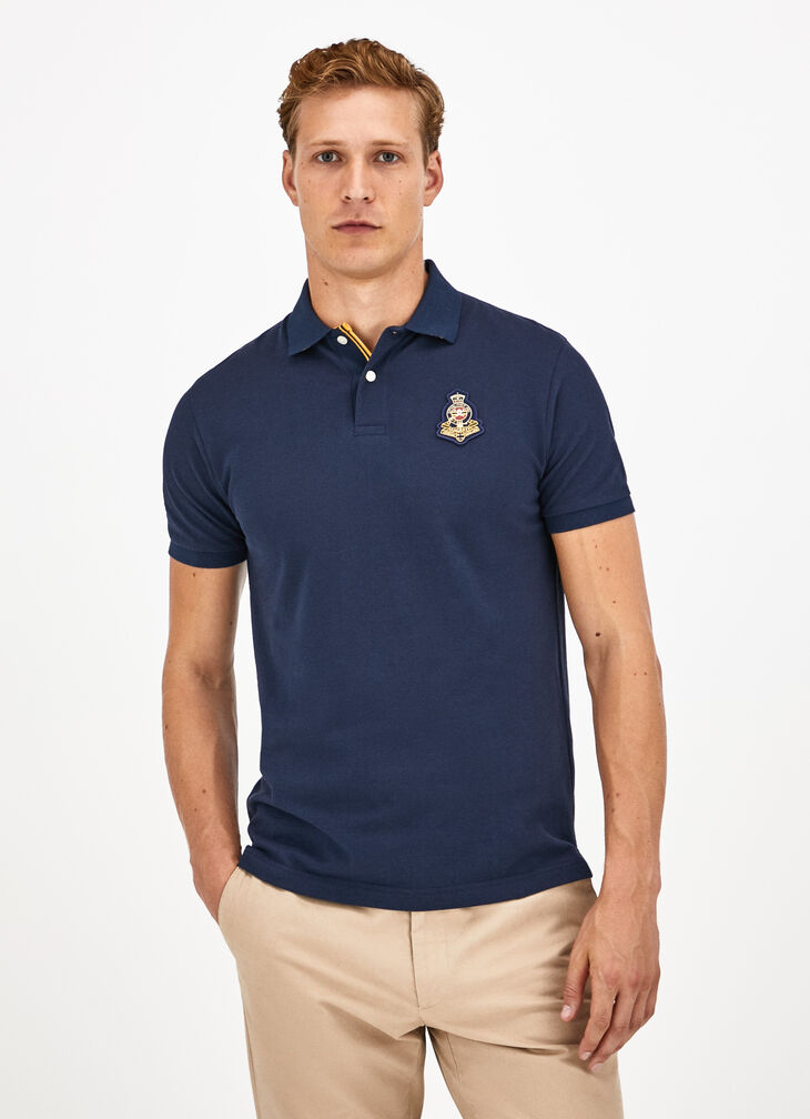 Badge polo shirt