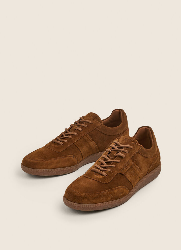 Textured Leather Sneakers