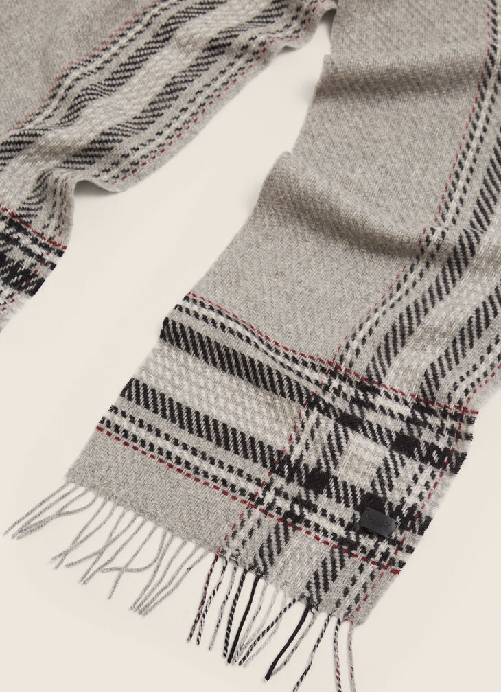 Checked scarf