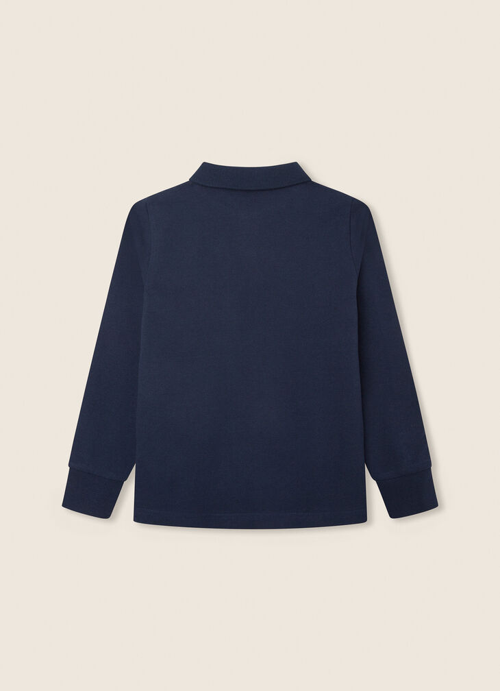 Pique polo shirt
