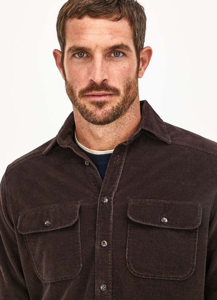 Corduroy overshirt