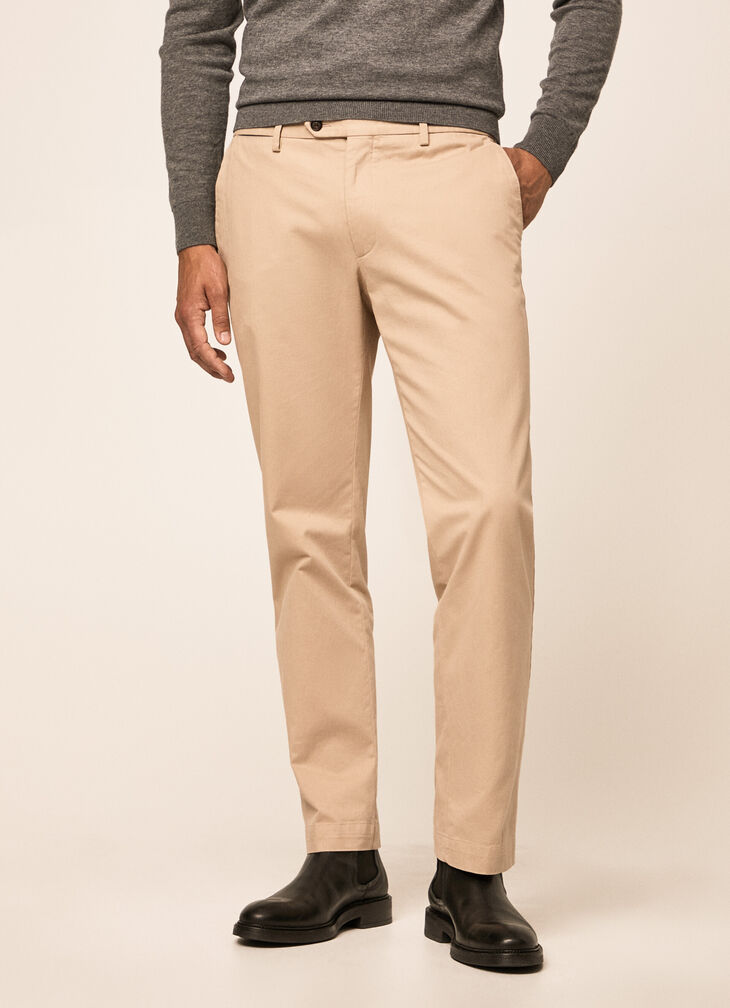 Cotton twill chinos