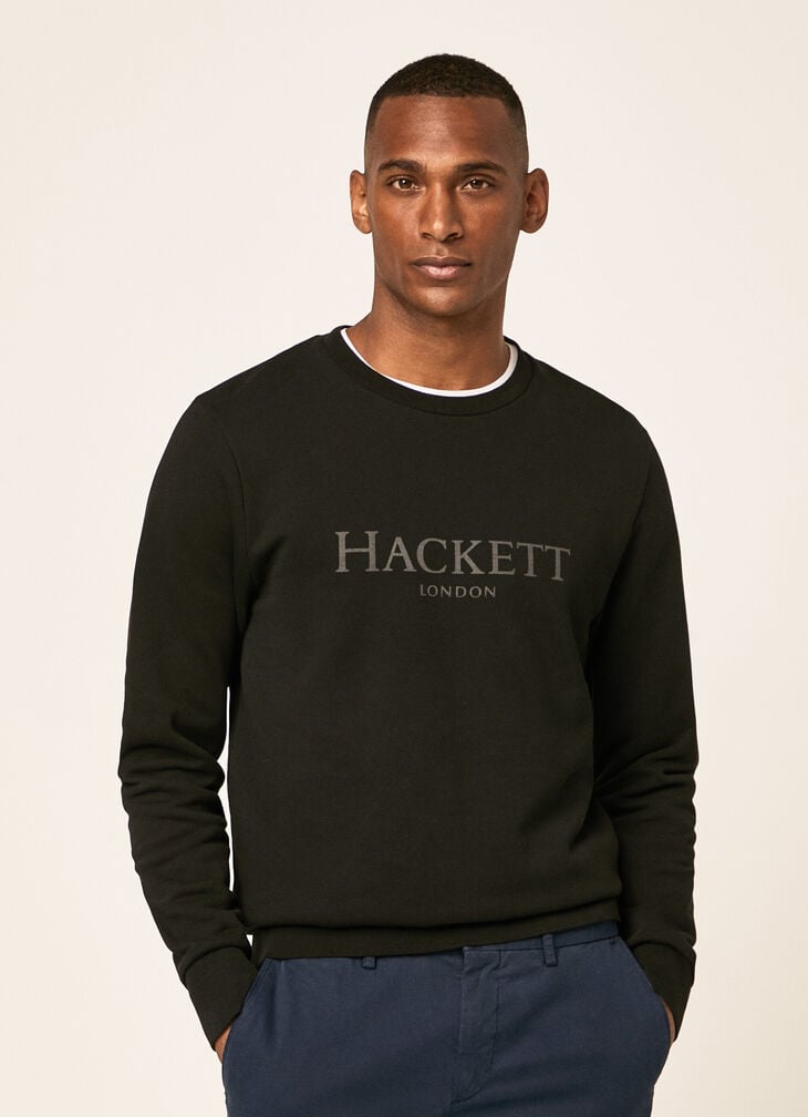 Crew neck cotton sweatshirt