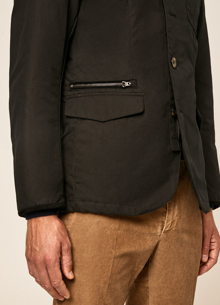 Waxed blazer