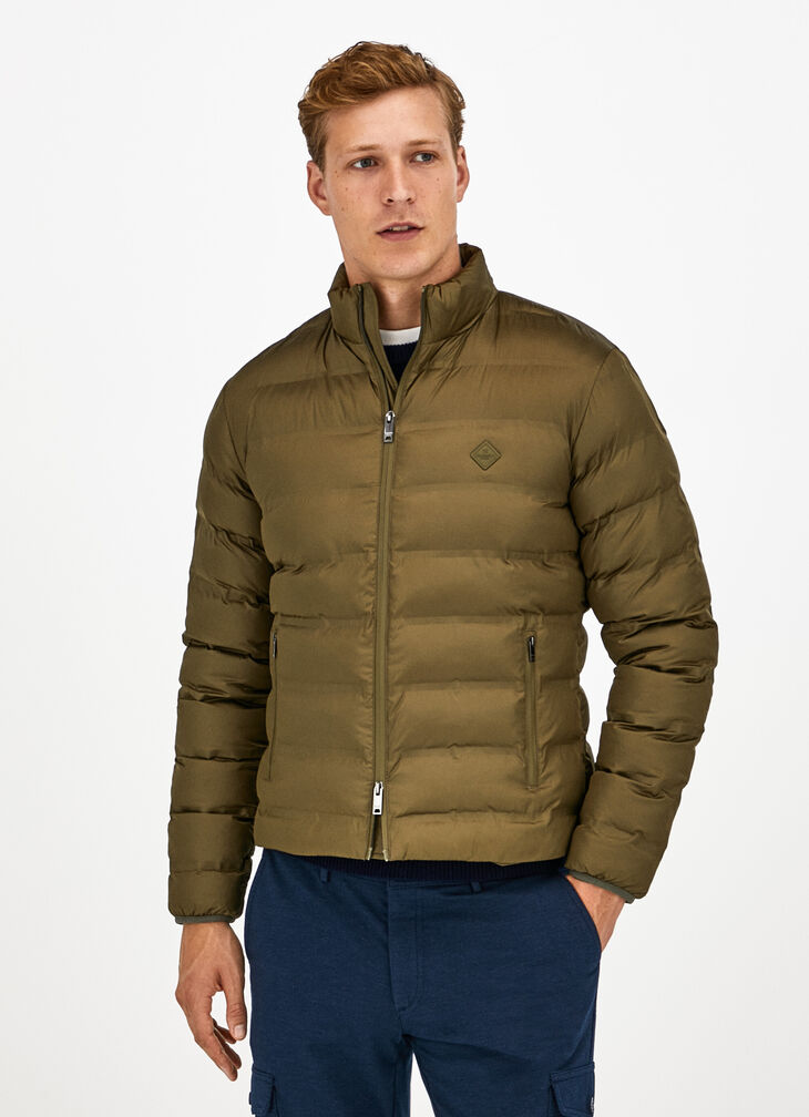 Motor inspired quilted jacket