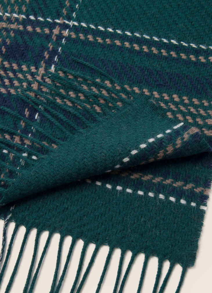 Checked scarf