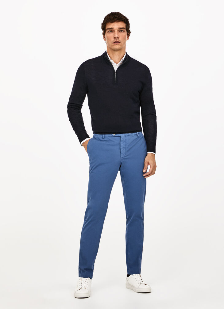 Slim chino trousers