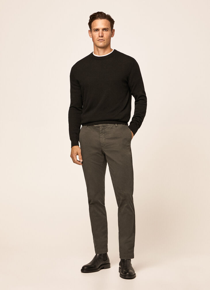Slim chino trousers