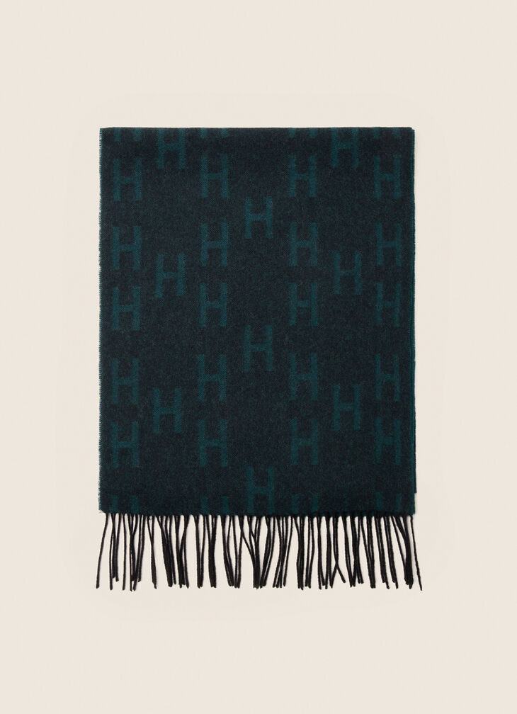 Wool cashmere scarf