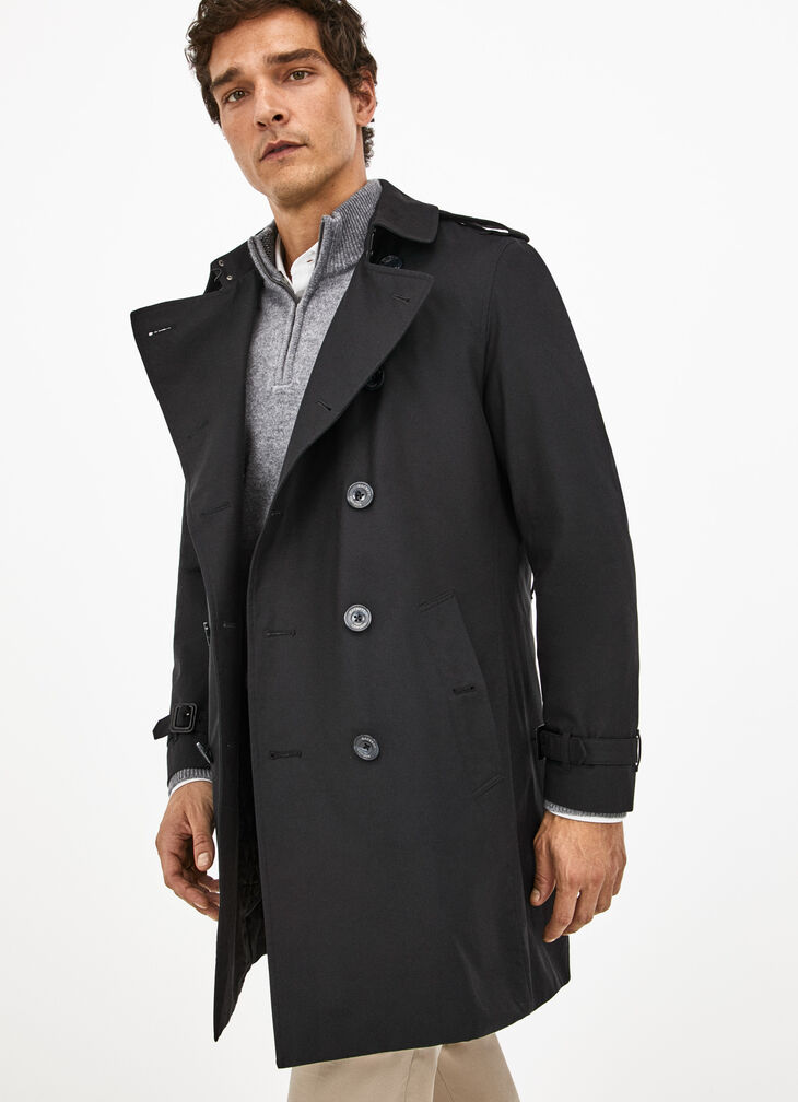 Technical trench coat
