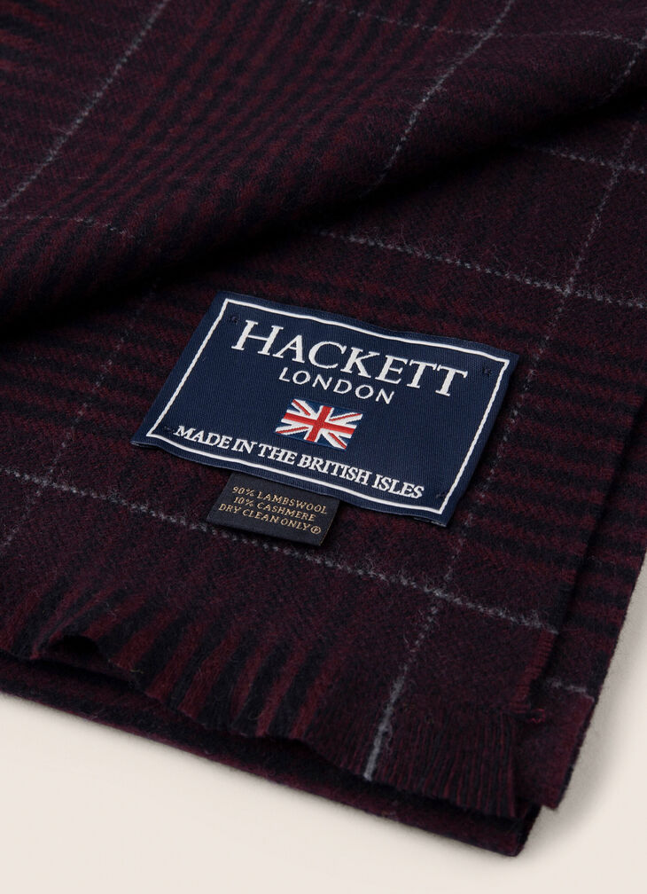 Checked scarf