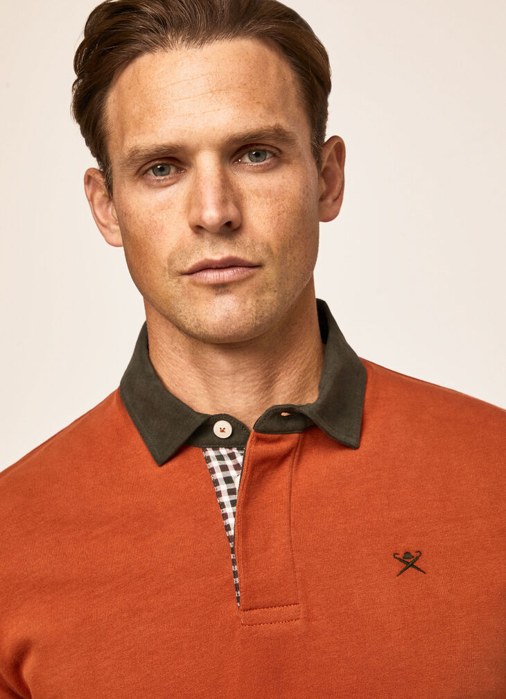 Embroidered logo polo shirt