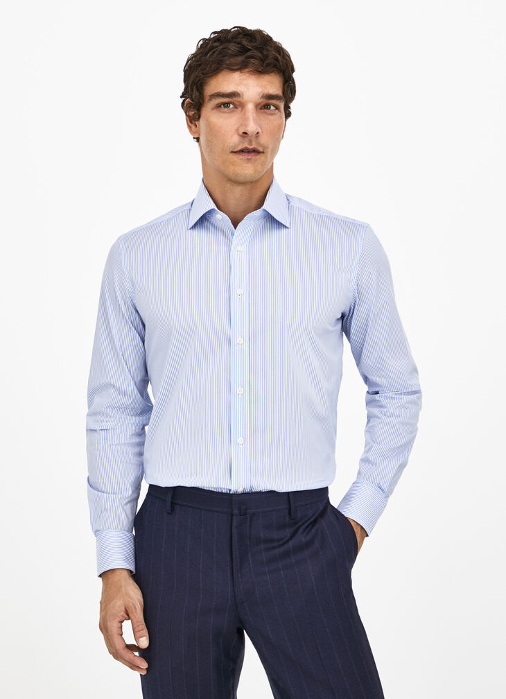 Stretch cotton shirt