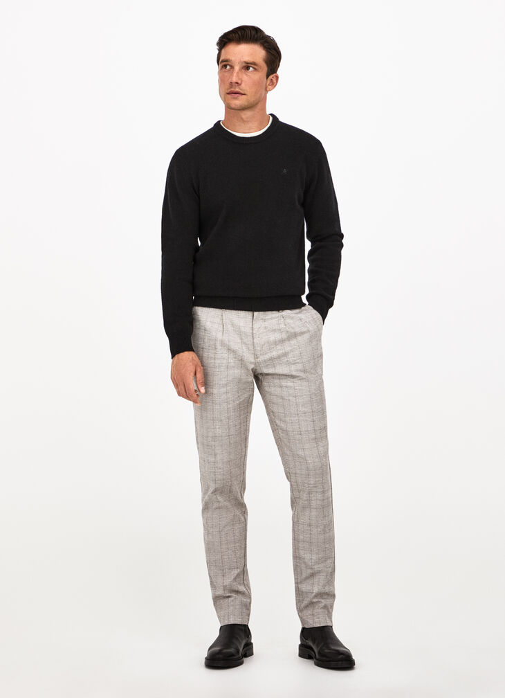 Mouliné Check Trousers