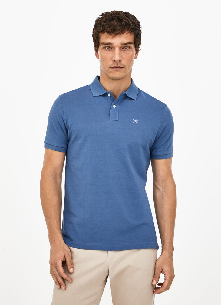 Cotton pique polo shirt