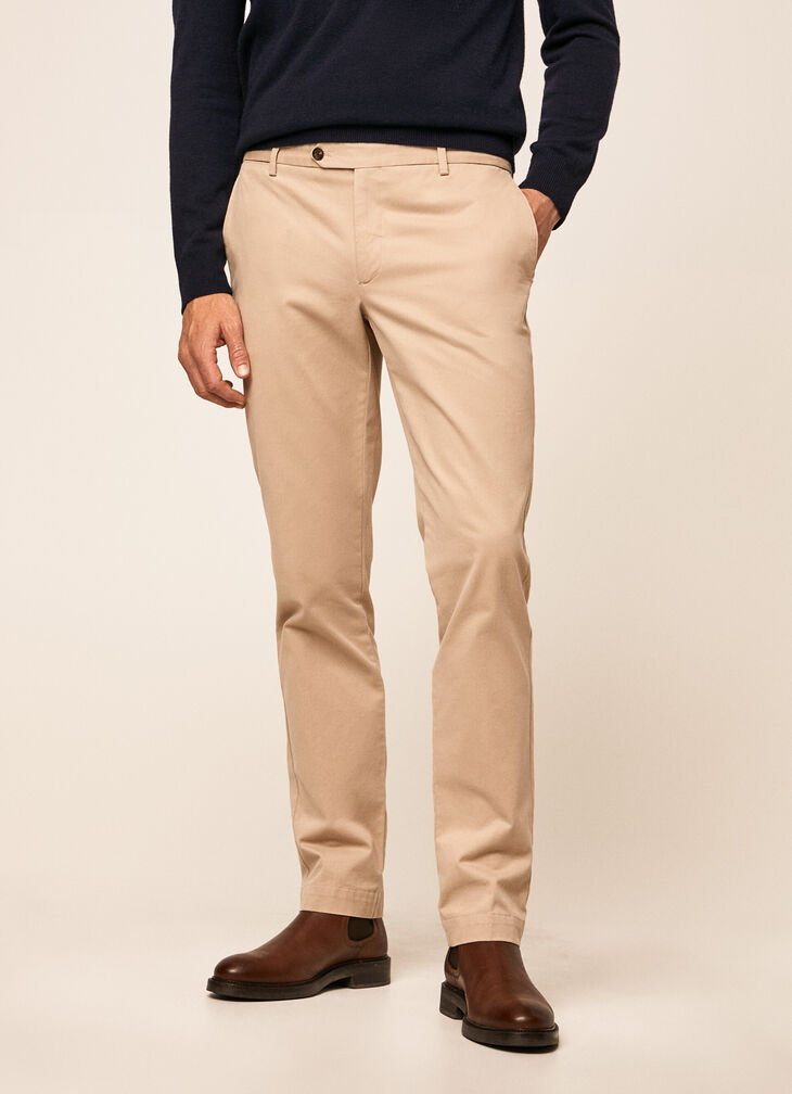 Cotton twill chinos