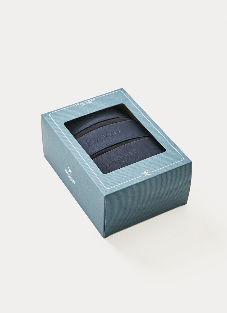 3-Pack organic cotton two-button trunk