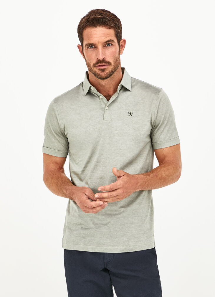 Striped polo shirt