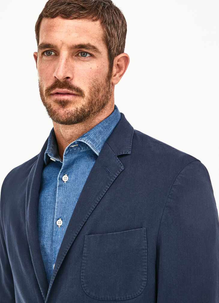 Twill blazer