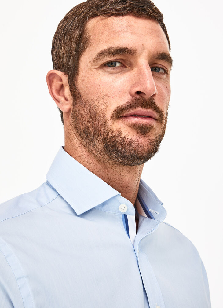 Stretch cotton shirt