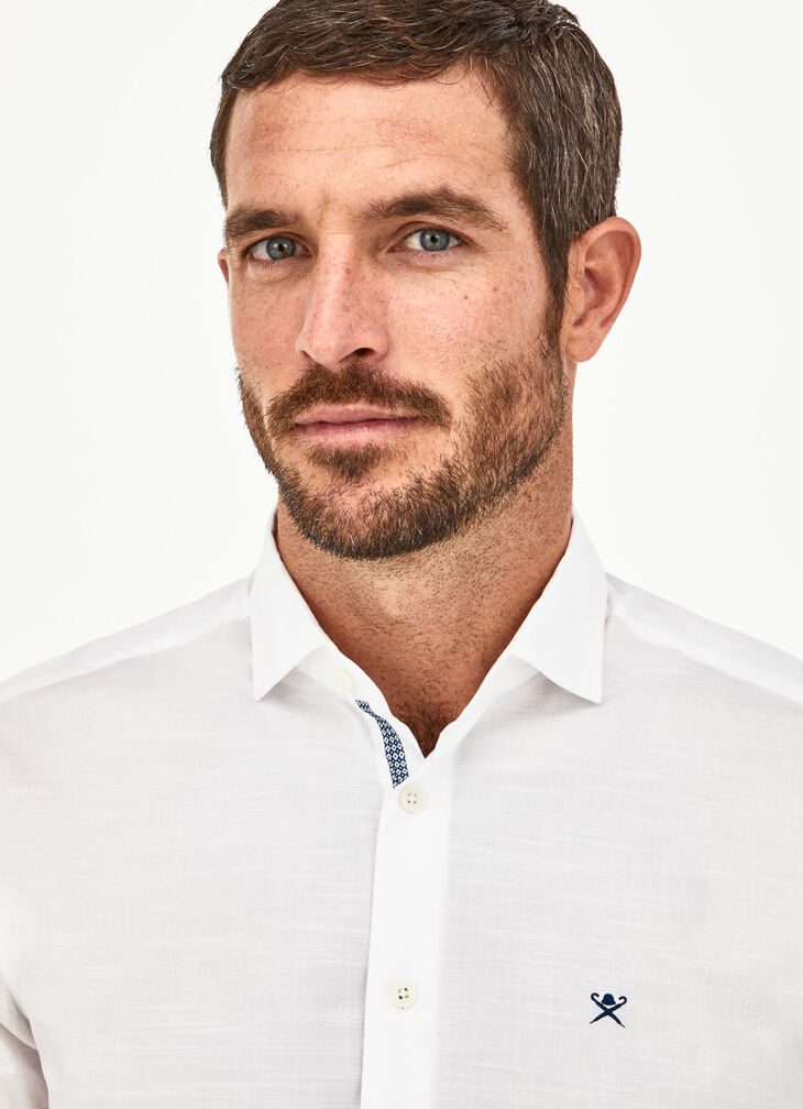 Dobby structured shirt